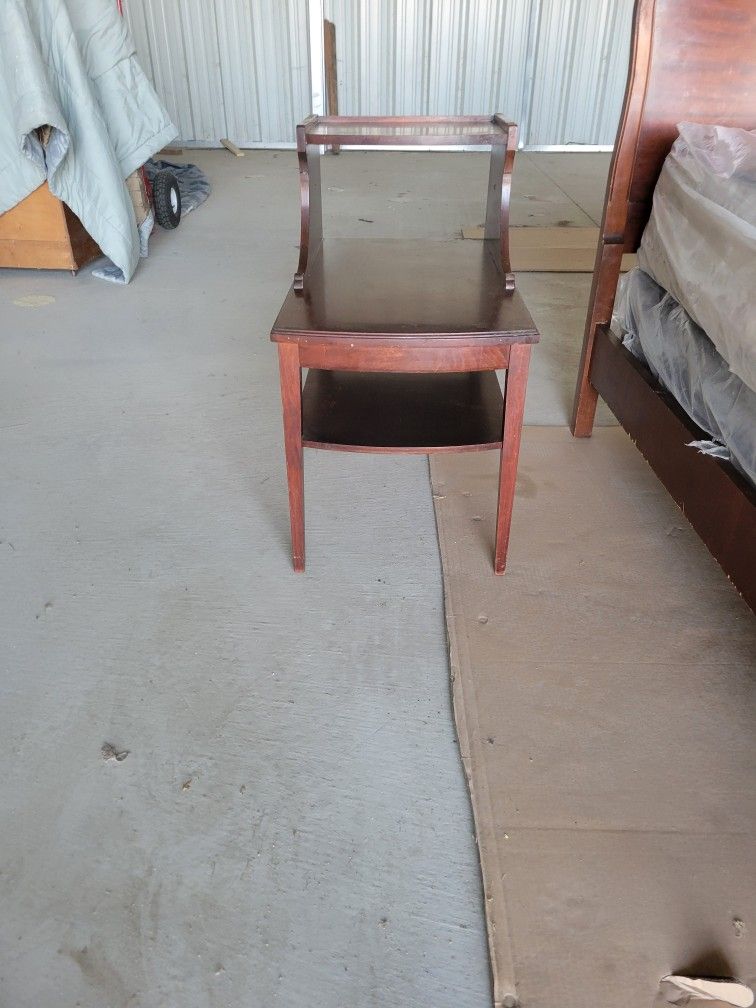 Beautiful Solid Wood Vintage Matching Nightstands