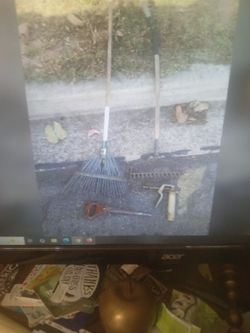 Tools. Grass Take And Branch Rake And More