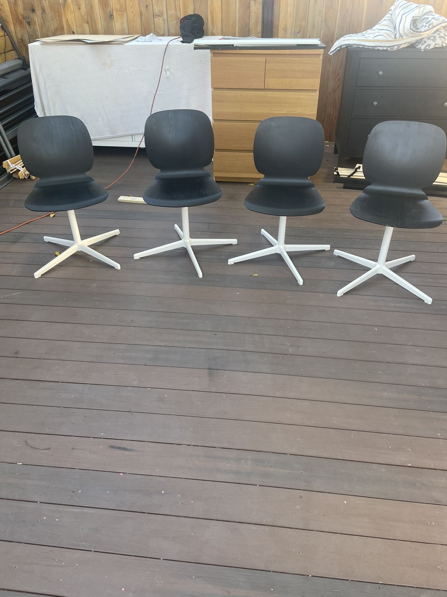 4 Ikea Svenbertil Chairs 