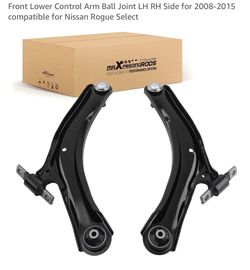 Pair For 2008-2013 Nissan Rogue Front Lower Control Arms + Ball Joint Left Right