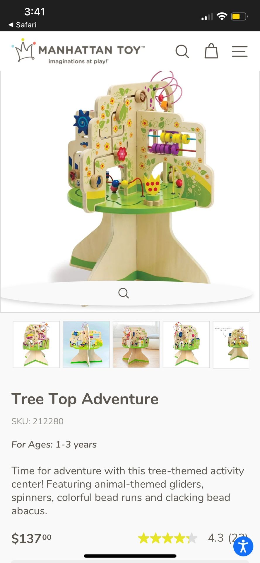 Tree Top Adventure Wooden Toy
