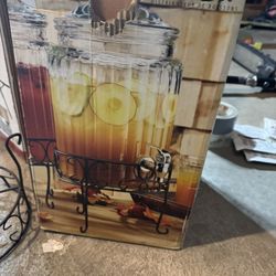Party Beverage Dispenser With Stand 
