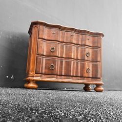 Gorgeous French Provincial Solid Wood Dresser With Period Hardware