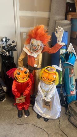 Halloween Animatronic Decoration Set – 3 Pieces – Works Great!