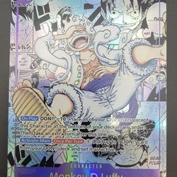 One Piece Luffy Card 