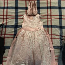 Little Girl Dress With Shoes