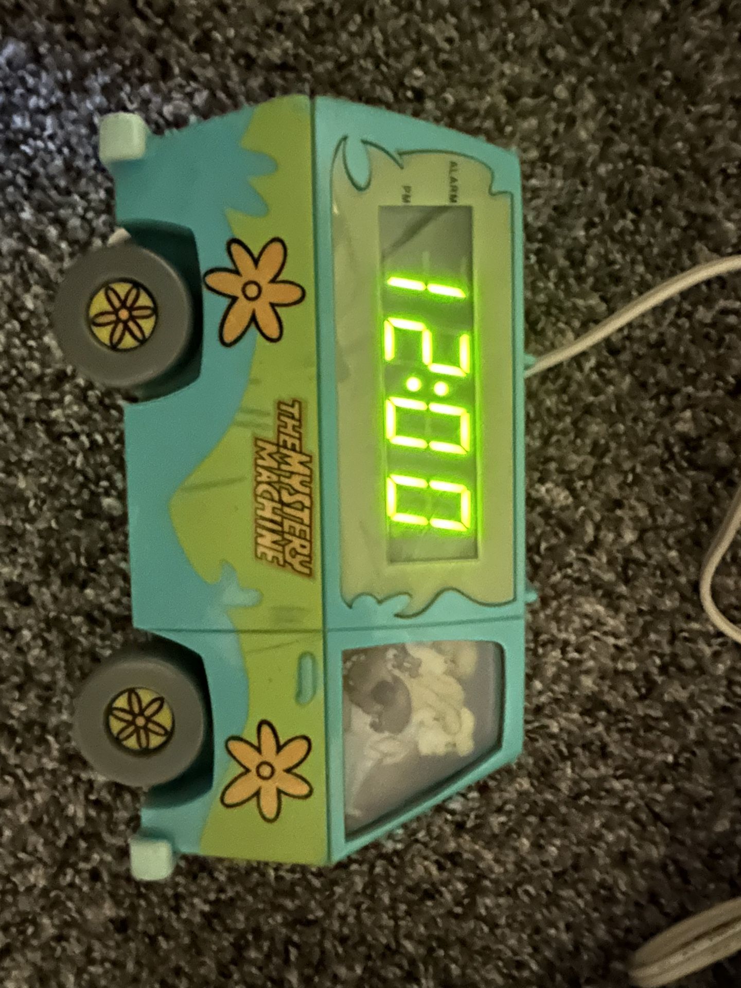 Vintage Scooby Doo Alarm Clock Night Light