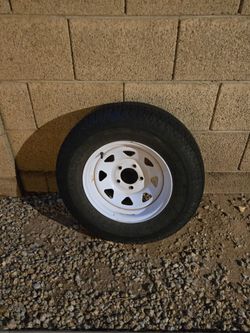 Spare trailer tire