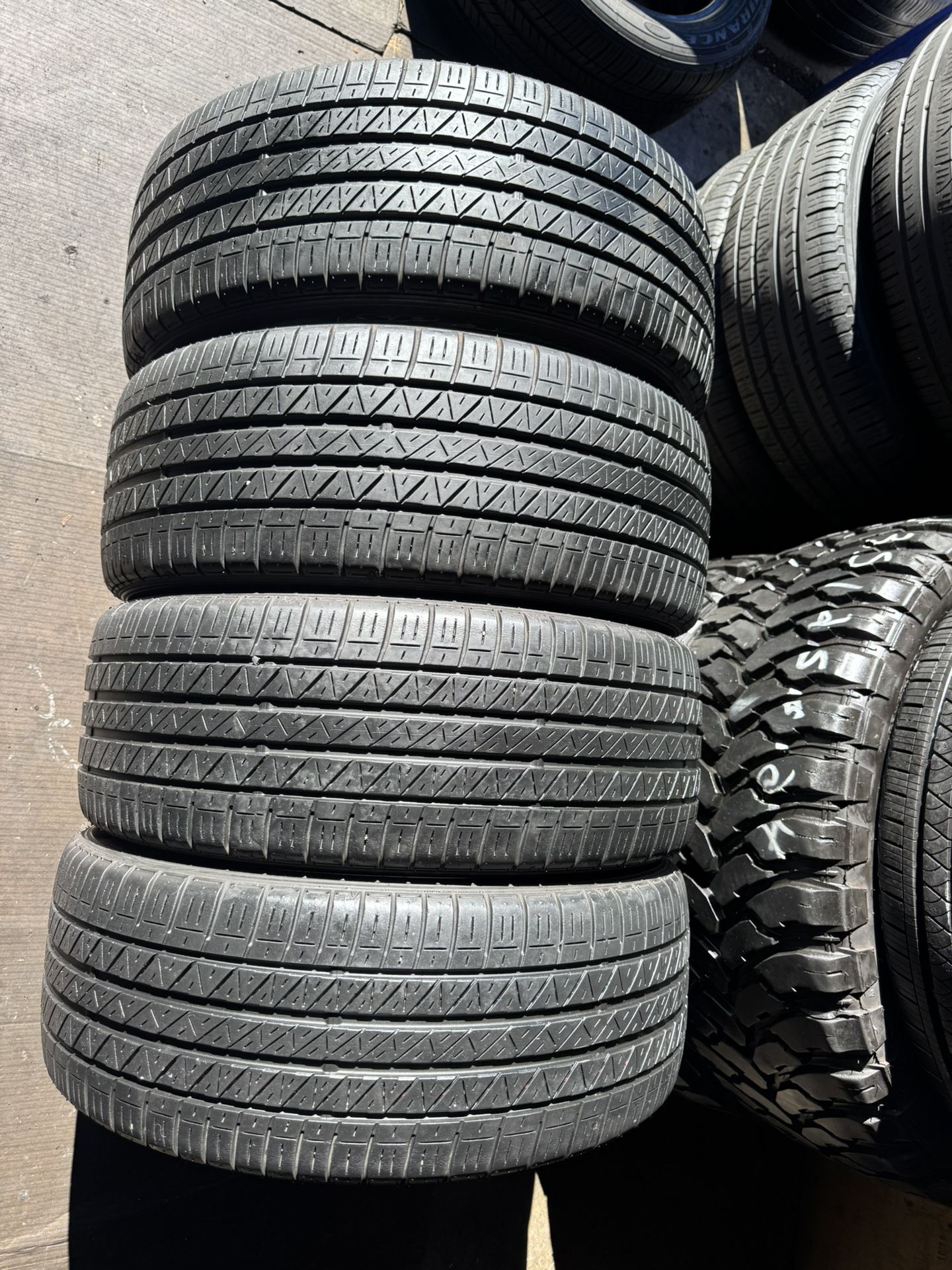 Set Of Four 215 45 18 Dunlop Sp Sport Tires