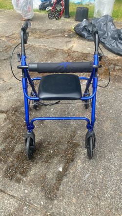 Midline steel rollator Walker