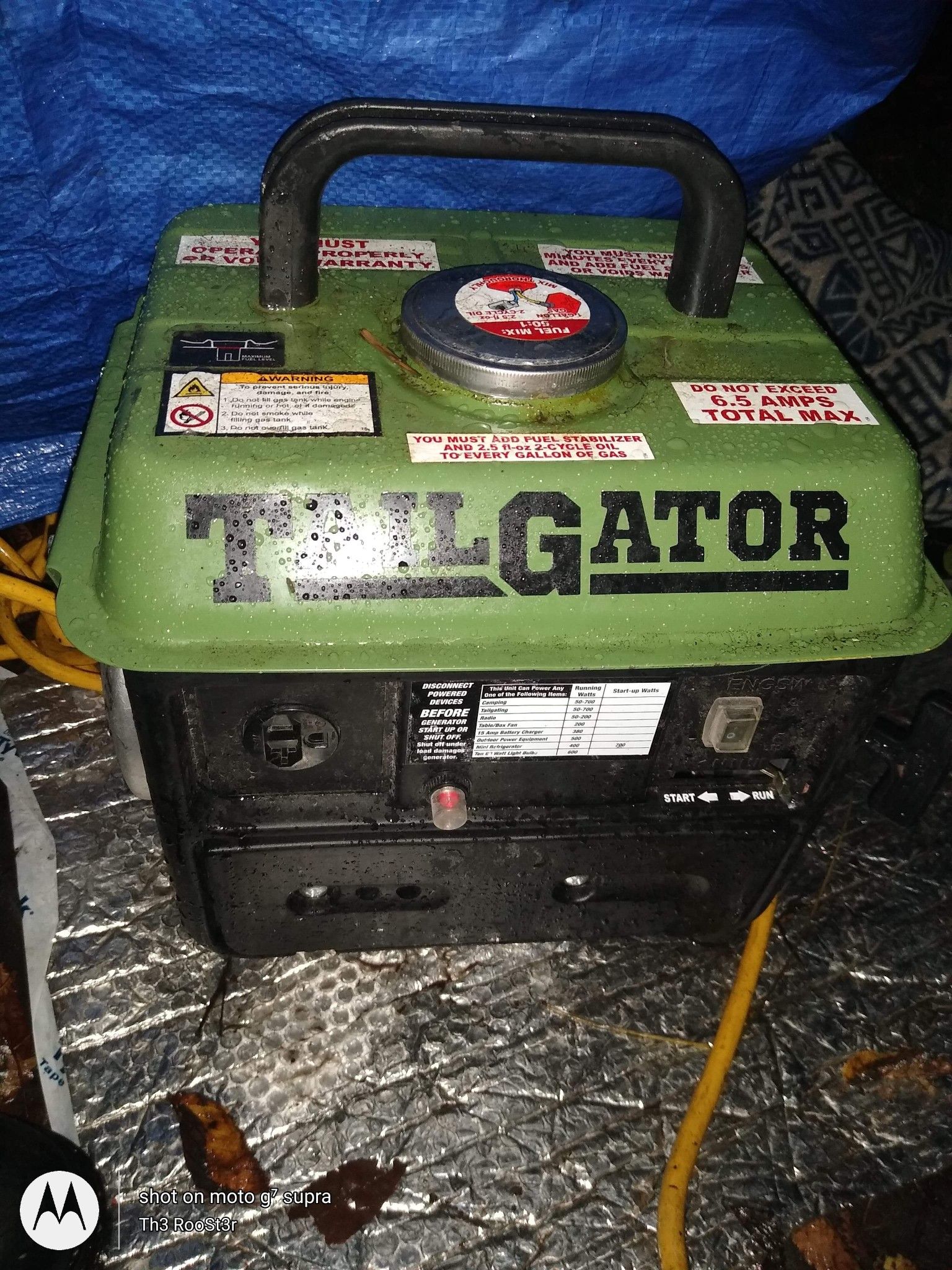 Tailgate generator