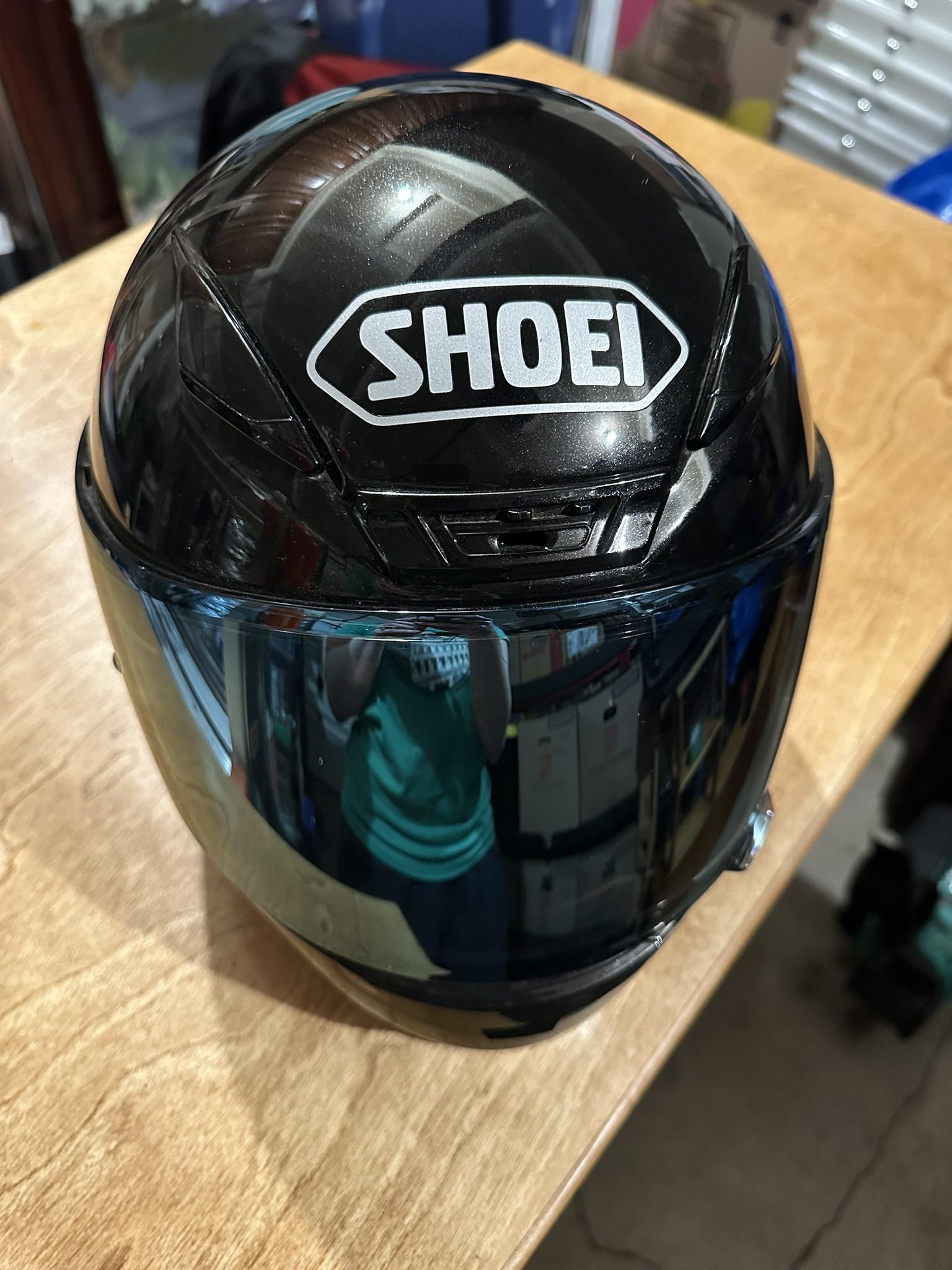 Like New Shoei Motorcycle Helmet W/CARDO Bluetooth