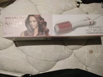 Brush Curling Iron Blows Heat