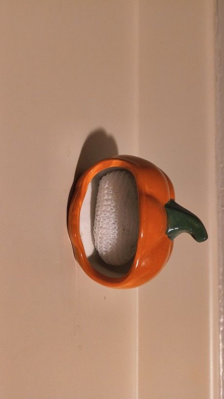 Pumpkin Sponge Holder
