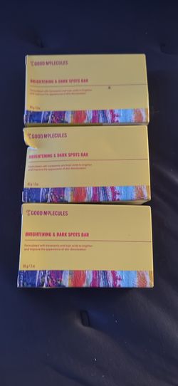 Good Molecules Brightening & Dark Spots Bar - Set of 3..all 3 for $15