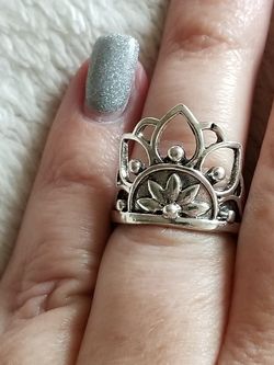Silver Fashion Ring Size 6