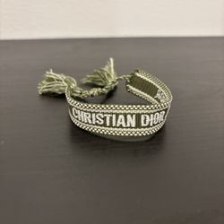 Olive Green Christian Dior J’adior Friendship Bracelet