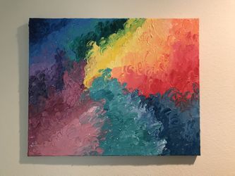 Abstract Texture Painting - Hand Painted