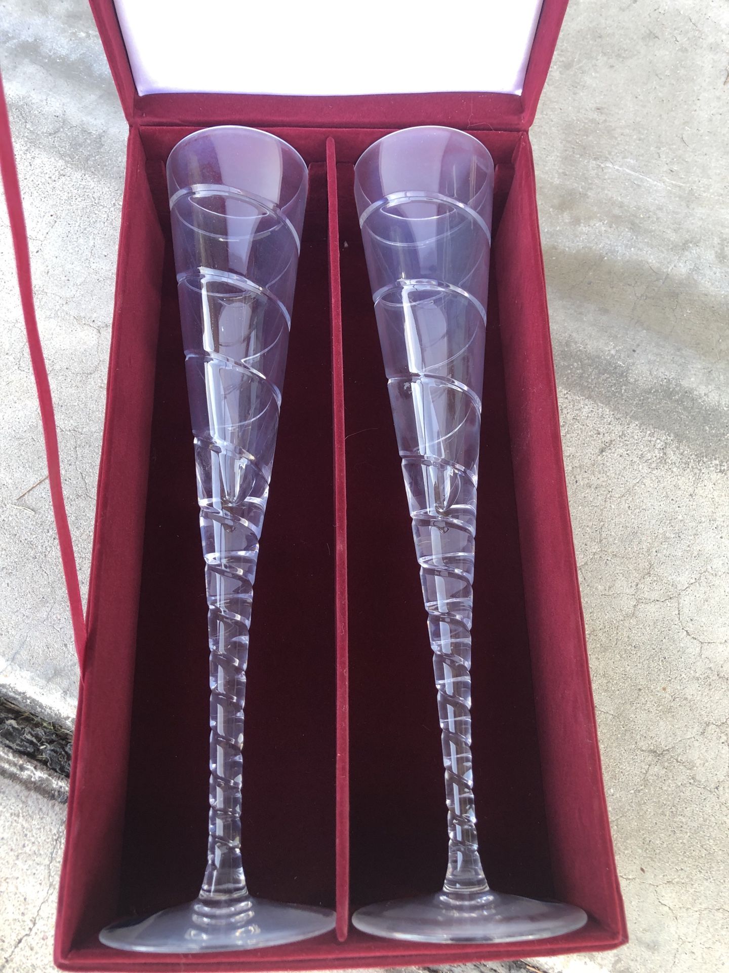 Crystal Champagne Flutes