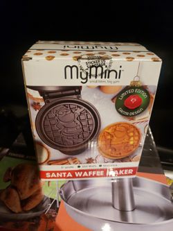 Nostalgia Mini Santa Waffle Maker