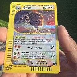 Pokemon Crystal Golem Skyridge Swirl