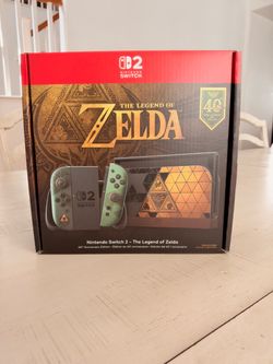 Nintendo Switch 2 Legend of Zelda 40th Anniversary Edition