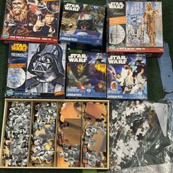 Lot of Star Wars Puzzles