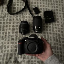 Nikon d3100 Camera with 2 lens