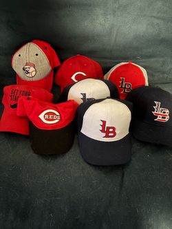 Reds and Bats hats