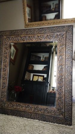 Bronze style mirror