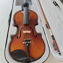 New violin solid wood ebony