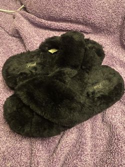 New Pink Brand Platform Slippers