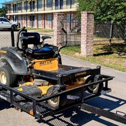 Cub Cadet Riding Mower With Trailer 