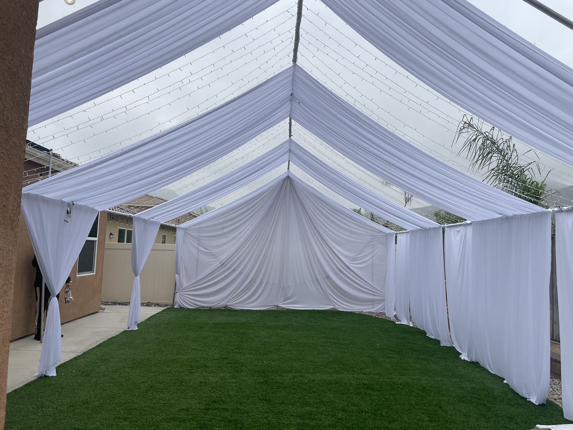 Twinkle Lights Draping Tent 