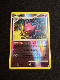 Gengar reverse Holo Rare Pokémon Card 18/100