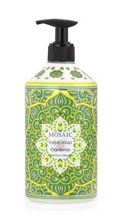 New Anatolia Daphne Luxury Hand Soap• Gardenia • Multiple Scents• 24oz Mosaic Bottles