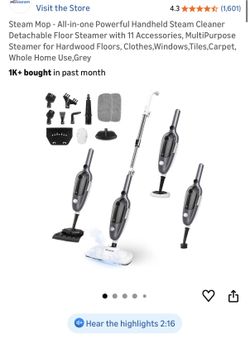 MXNSEWR All-in-One Steam Mop - Powerful Handheld & Floor Steamer