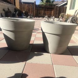 New Cement Flower Pots Special Prices Perfect Gift For Any Occasion !