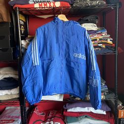 Vintage Adidas Trefoil Windbreaker🔵🔥 size Medium in Men for $25‼️‼️