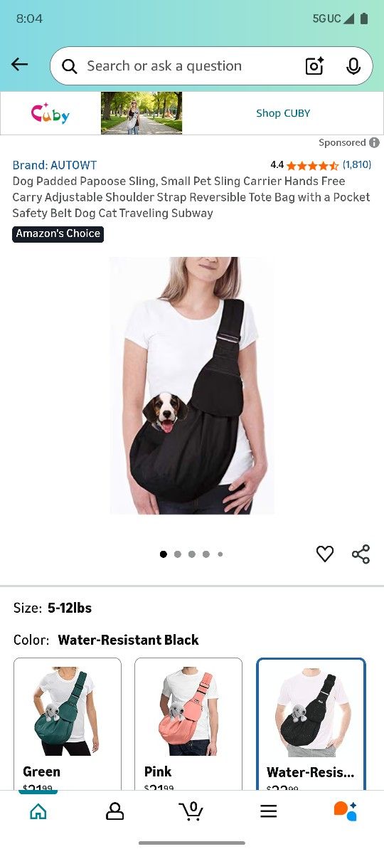 Small Dog Carrier Bag