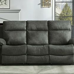 Woodsway Gray Reclining Set

