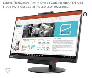 Two Lenovo ThinkCentre24 Gen3 A17TIO24