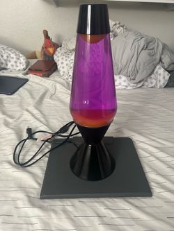 Lava Lamp Purple and Orange