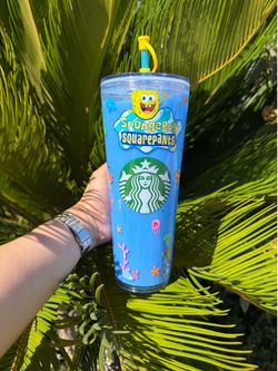 Bob esponja tumbler Starbucks