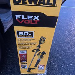 Dewalt 60V MAX Cordless Battery String Trimmer and Leaf Blower Combo Kit