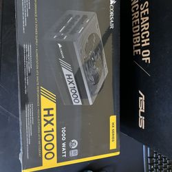 HX1000, 1000 Watt Fully Modular Power Supply 80+ Platinum certified 