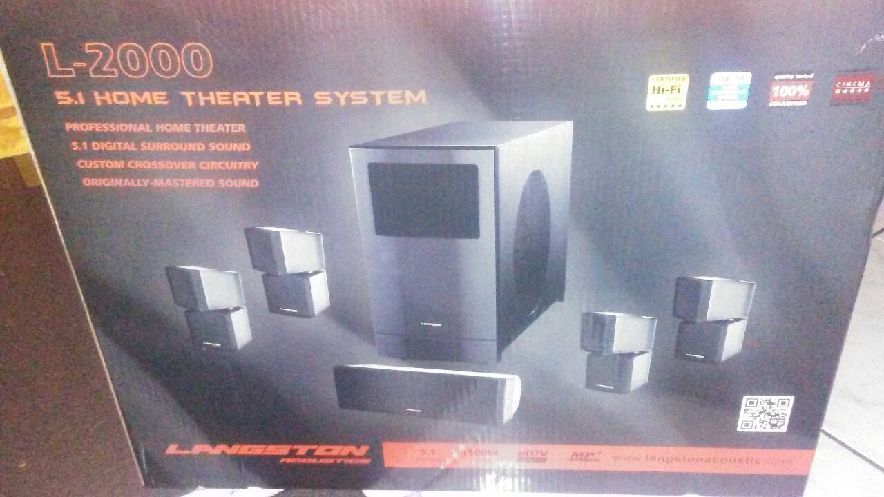 Langston acoustics L-2000 5.1 home theater system