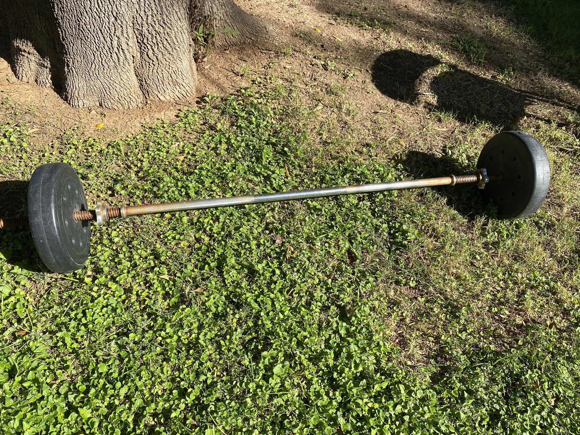 Weights And Barbell
