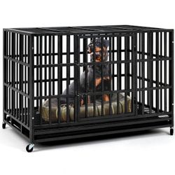  48 Inch Heavy Duty Indestructible XL Dog Crate