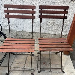 Two outdoor chairs